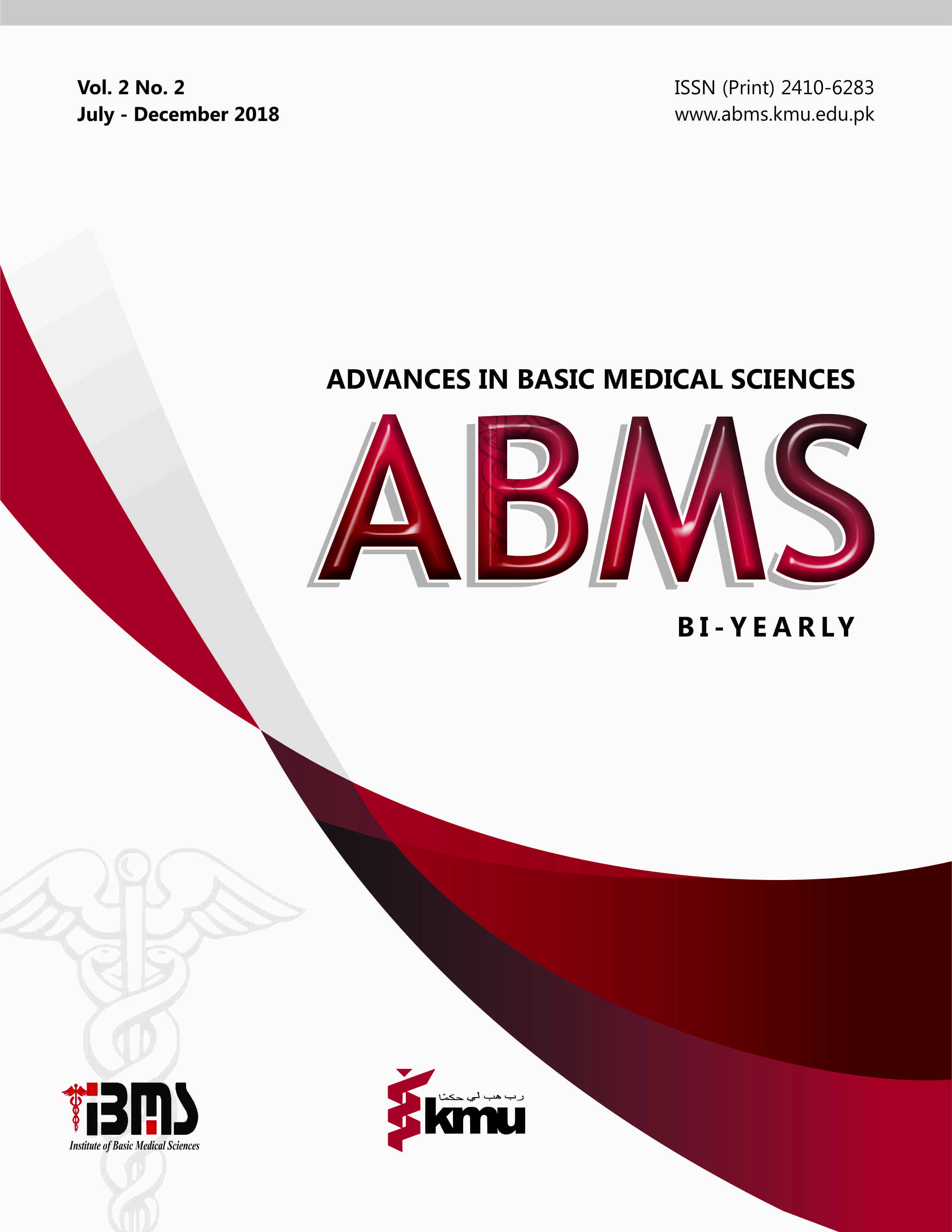 					View Vol. 2 No. 2 (2018): Advances in Basic Medical Sciences
				