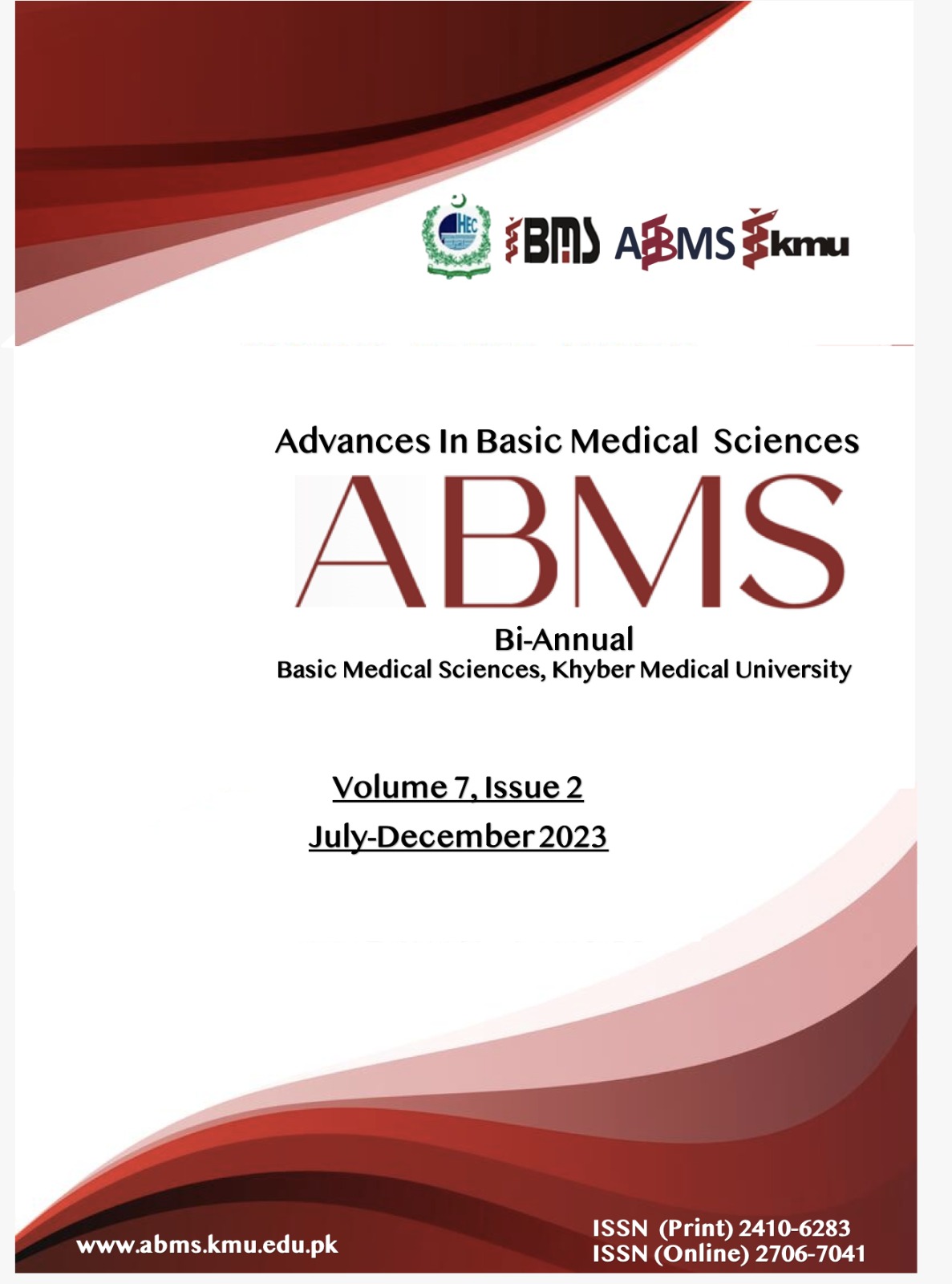					View Vol. 7 No. 2 (2023): Advances in Basic Medical Sciences
				